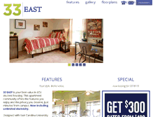 Tablet Screenshot of 33-east.com